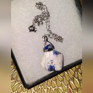Granite and lapis  necklace